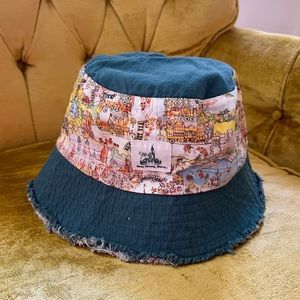 Walt Disney World Vault Adult Bucket Hat 50th
Anniversary Park Map Reversible